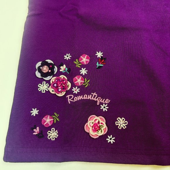 NWT Gymboree Girl Flower Hem Jean & Romantique Tee Size 9 - Picture 7 of 8